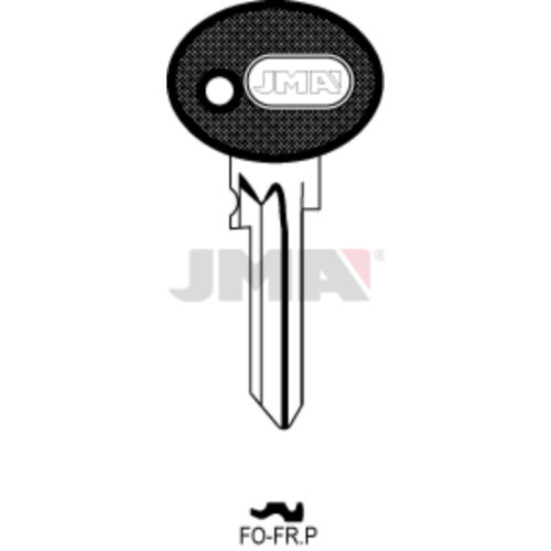 Chei Otel Plastic Negru FO-FR.P